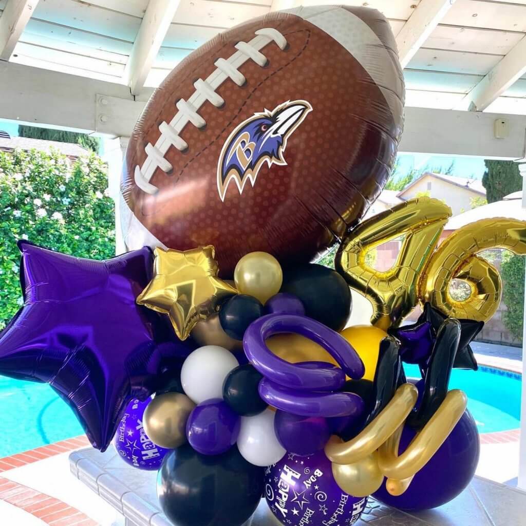 Baltimore Ravens Balloon Bouquet