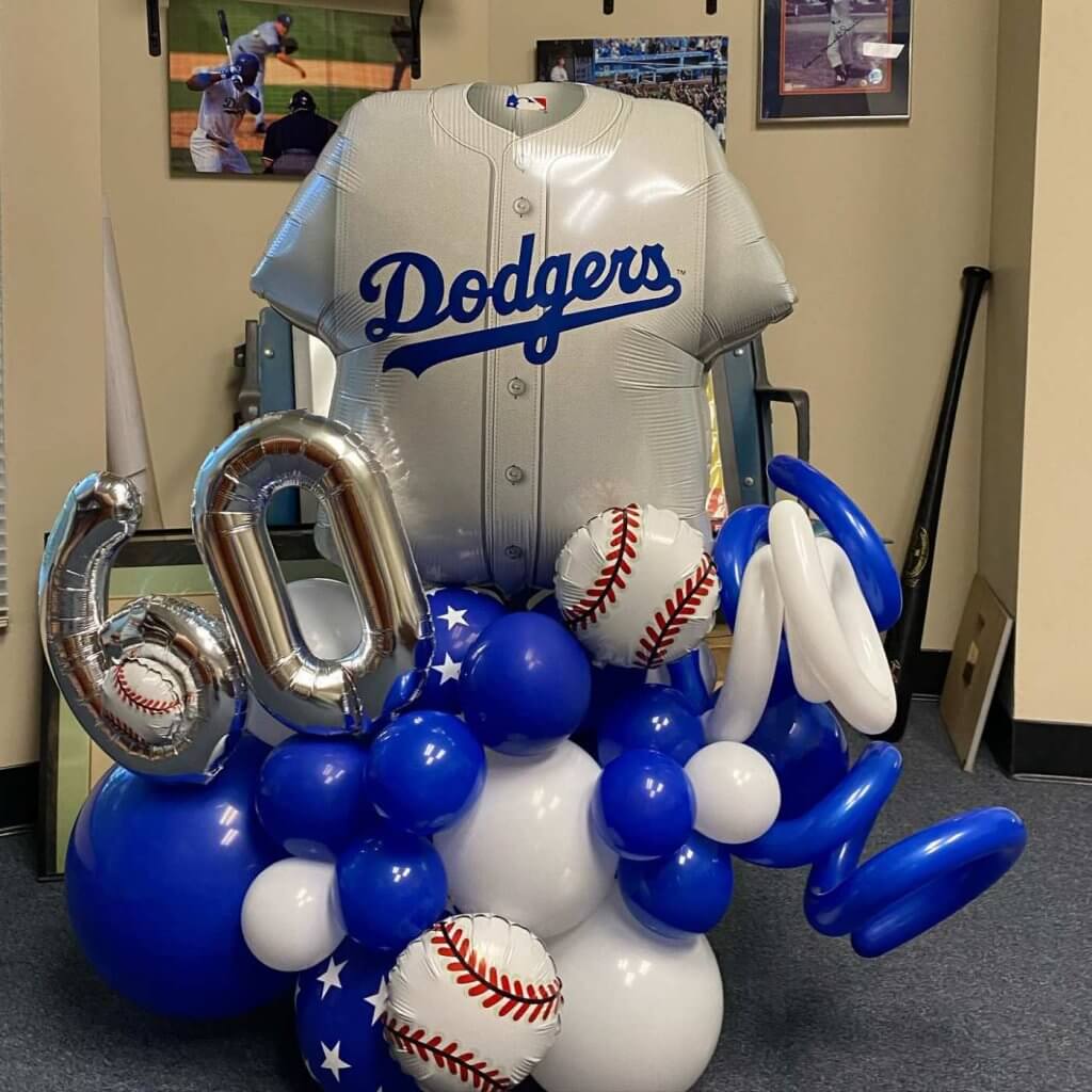 Los Angeles Dodgers Balloon Bouquet